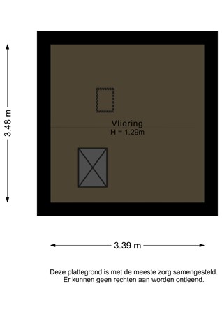 Floorplan - Zwartewaalsestraat 25, 3114 XV Schiedam